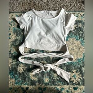 Tie Front Padded Workout top